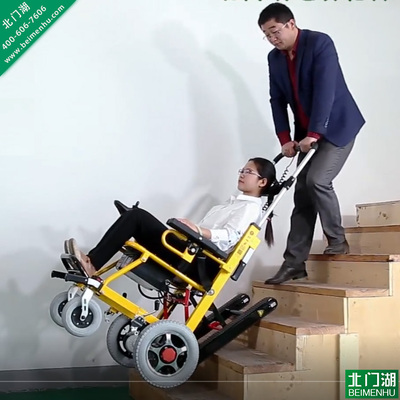 唯思康viskang多功能W4陆梯两用电动爬楼轮椅 可爬楼梯也能平地行走的电动爬楼机